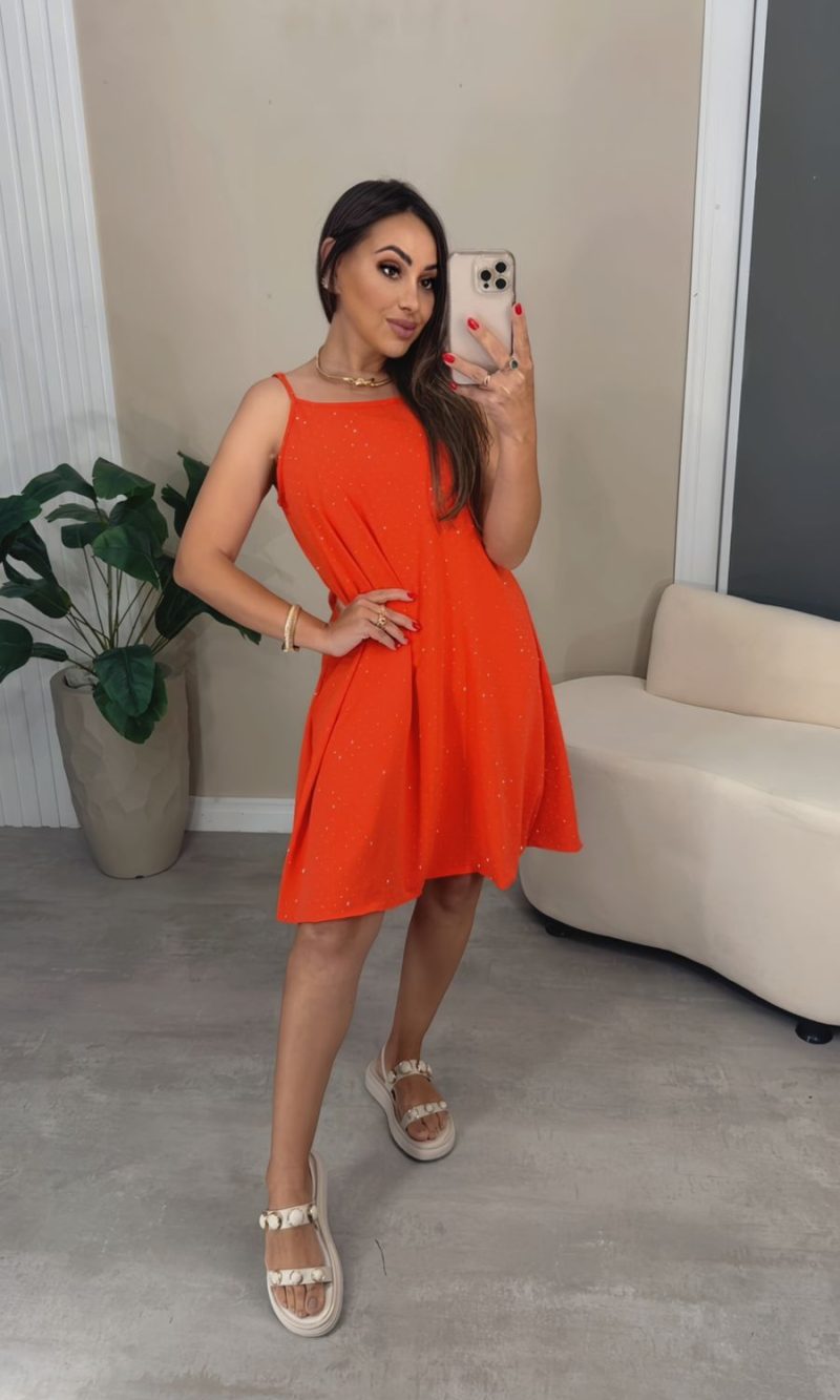 vestido de brilho azul