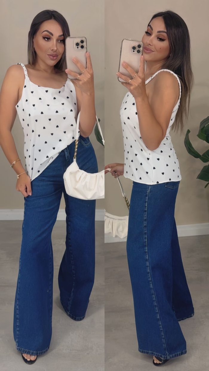 regata coração regata coração