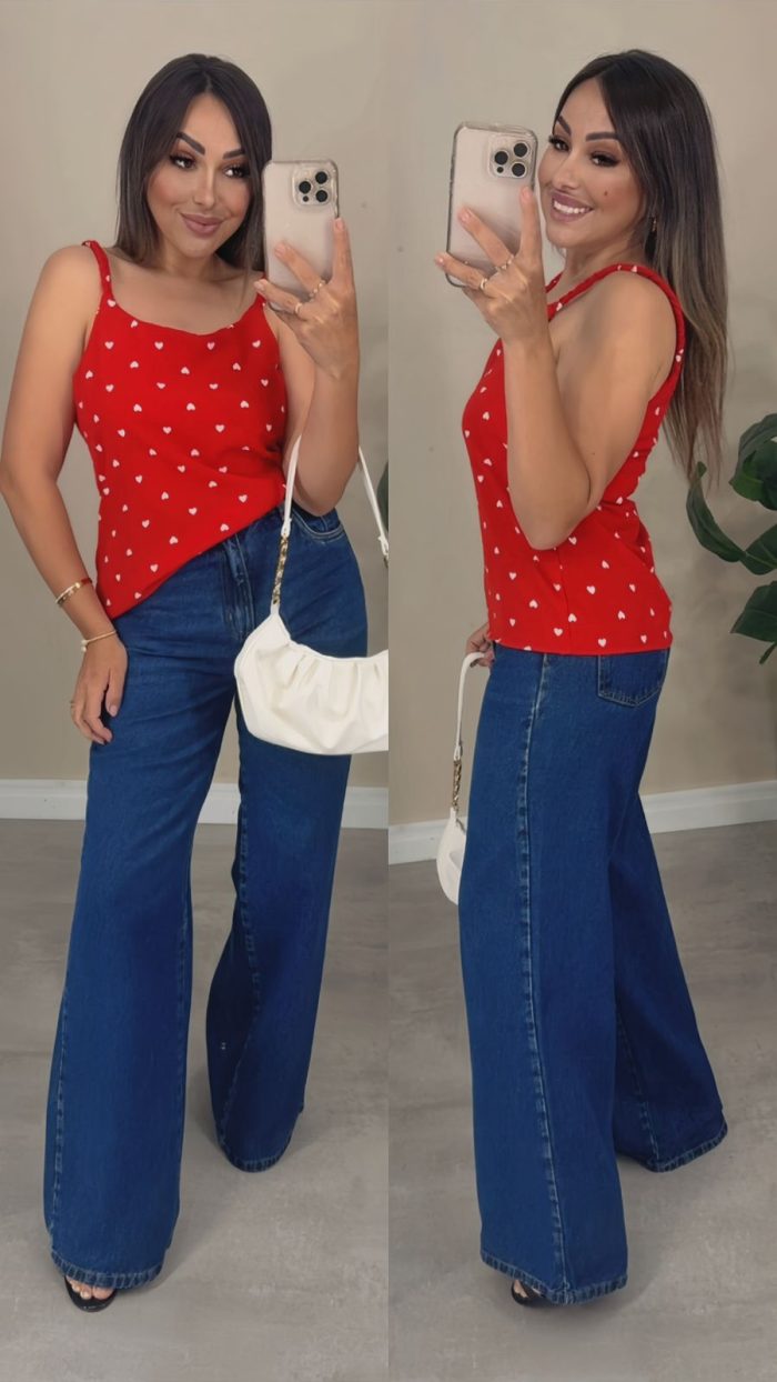 regata coração regata coração