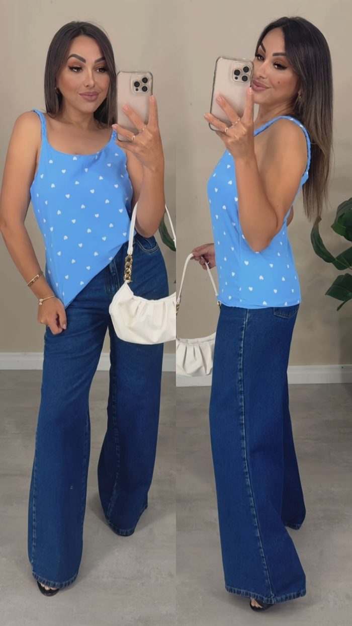 regata coração regata coração