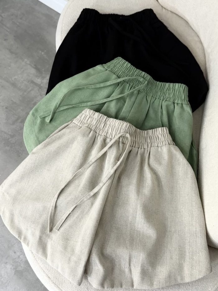 shorts de linho shorts de linho