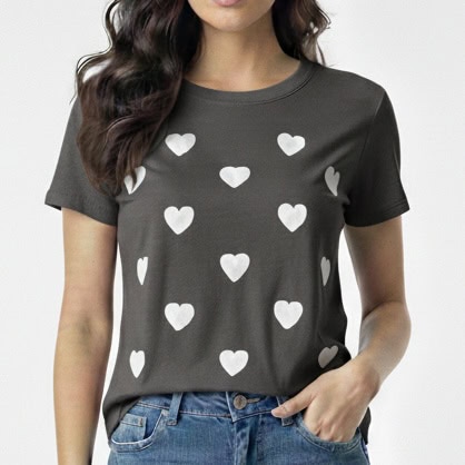 t shirt coraÇÃo t shirt coraÇÃo